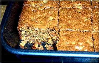 a pan of Butterscotch Brownies