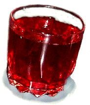 short glass of juice