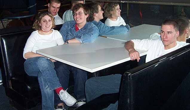 The Argument and friend, offstage