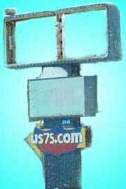 Street sign, sad and empty